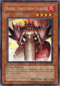 Royal Firestorm Guards [GLAS-EN087] Secret Rare | The Time Vault CA