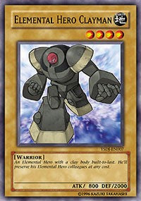 Elemental HERO Clayman [YSDJ-EN007] Common | The Time Vault CA