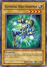 Elemental HERO Sparkman [YSDJ-EN008] Common | The Time Vault CA