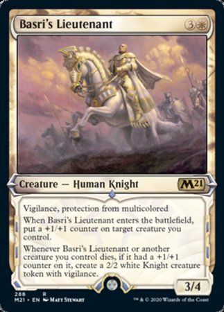 Basri's Lieutenant (Showcase) [Core Set 2021] | The Time Vault CA