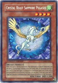 Crystal Beast Sapphire Pegasus [CT04-EN002] Secret Rare | The Time Vault CA