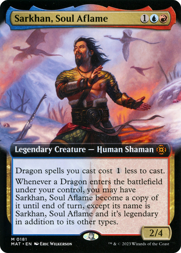 Sarkhan, Soul Aflame (Extended Art) [March of the Machine: The Aftermath] | The Time Vault CA