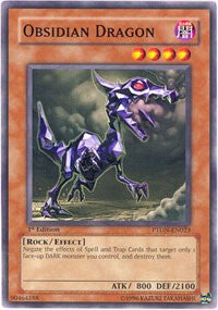 Obsidian Dragon [PTDN-EN023] Common | The Time Vault CA