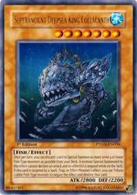 Superancient Deepsea King Coelacanth [PTDN-EN034] Ultra Rare | The Time Vault CA
