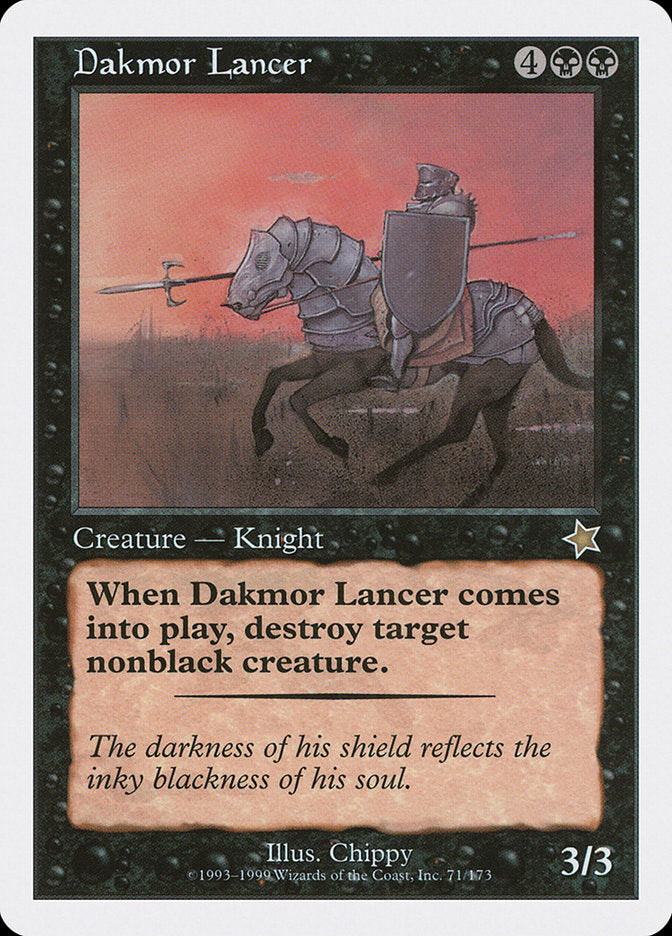 Dakmor Lancer [Starter 1999] | The Time Vault CA