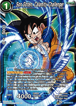 Son Goten, Calamity Challenger (BT14-042) [Cross Spirits] | The Time Vault CA