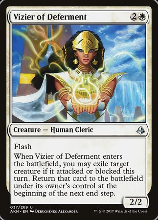 Vizier of Deferment [Amonkhet] | The Time Vault CA