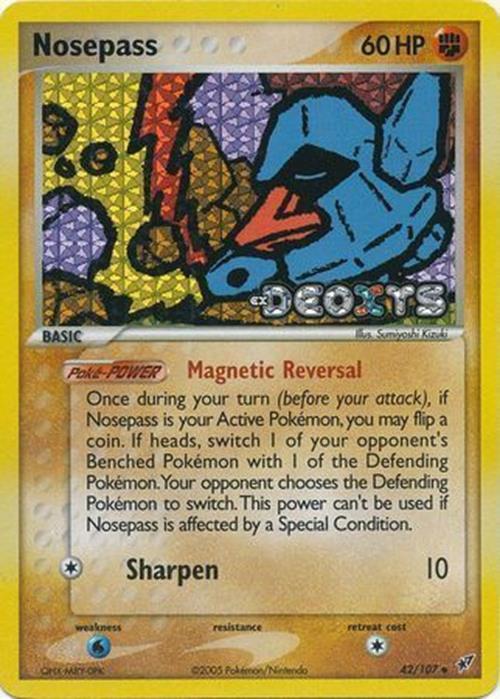 Nosepass (42/107) (Stamped) [EX: Deoxys] | The Time Vault CA