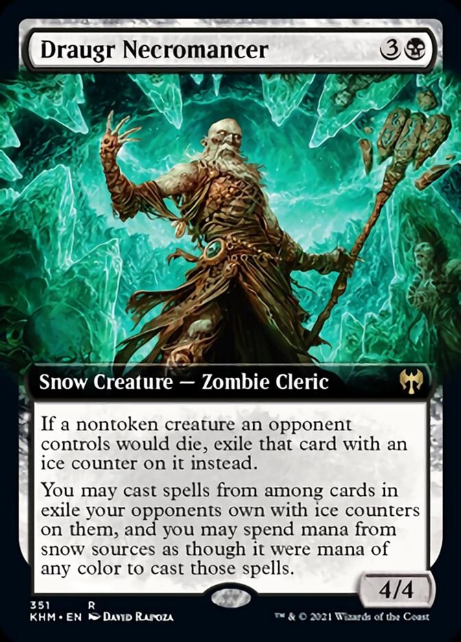 Draugr Necromancer (Extended Art) [Kaldheim] | The Time Vault CA