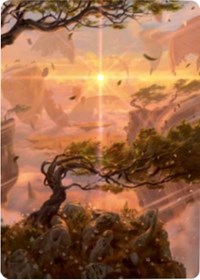 Windswept Heath Art Card [Zendikar Rising Art Series] | The Time Vault CA