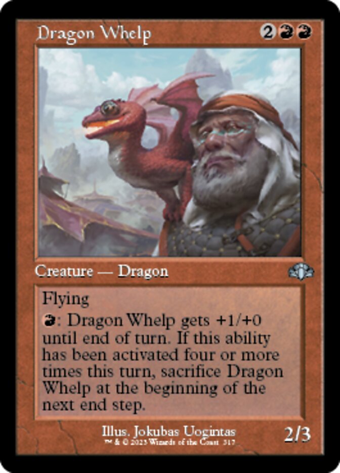 Dragon Whelp (Retro) [Dominaria Remastered] | The Time Vault CA