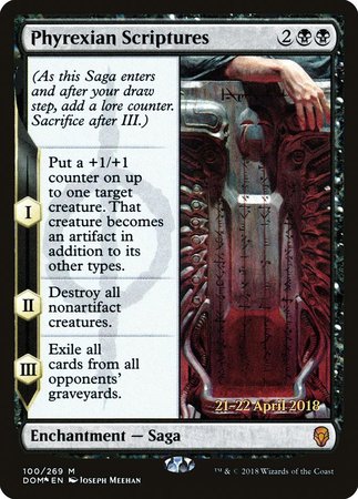 Phyrexian Scriptures [Dominaria Promos] | The Time Vault CA