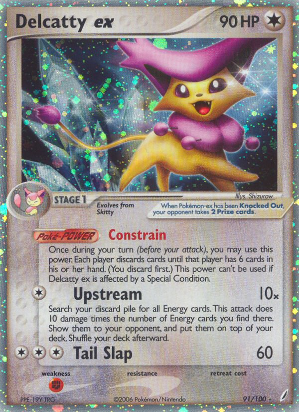 Delcatty ex (91/100) [EX: Crystal Guardians] | The Time Vault CA