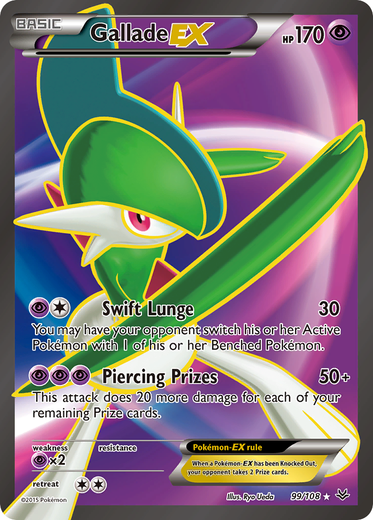 Gallade EX (99/108) [XY: Roaring Skies] | The Time Vault CA