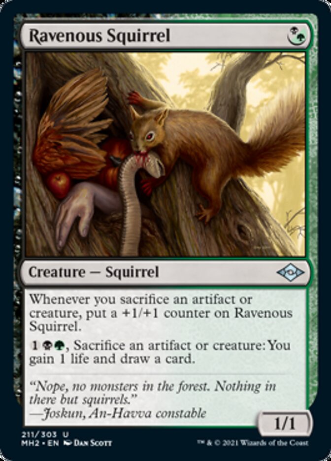 Ravenous Squirrel [Modern Horizons 2] | The Time Vault CA