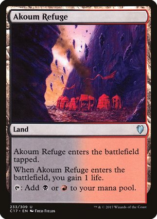 Akoum Refuge [Commander 2017] | The Time Vault CA