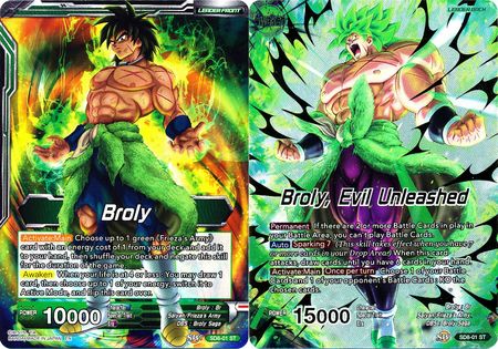 Broly // Broly, Evil Unleashed (Starter Deck Exclusive) (SD8-01) [Destroyer Kings] | The Time Vault CA