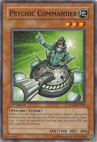 Psychic Commander [TDGS-EN020] Common | The Time Vault CA