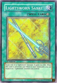 Lightsworn Sabre [TDGS-EN059] Super Rare | The Time Vault CA