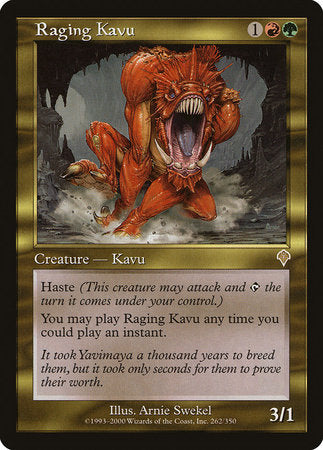 Raging Kavu [Invasion] | The Time Vault CA