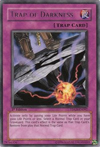 Trap of Darkness [TDGS-EN092] Rare | The Time Vault CA