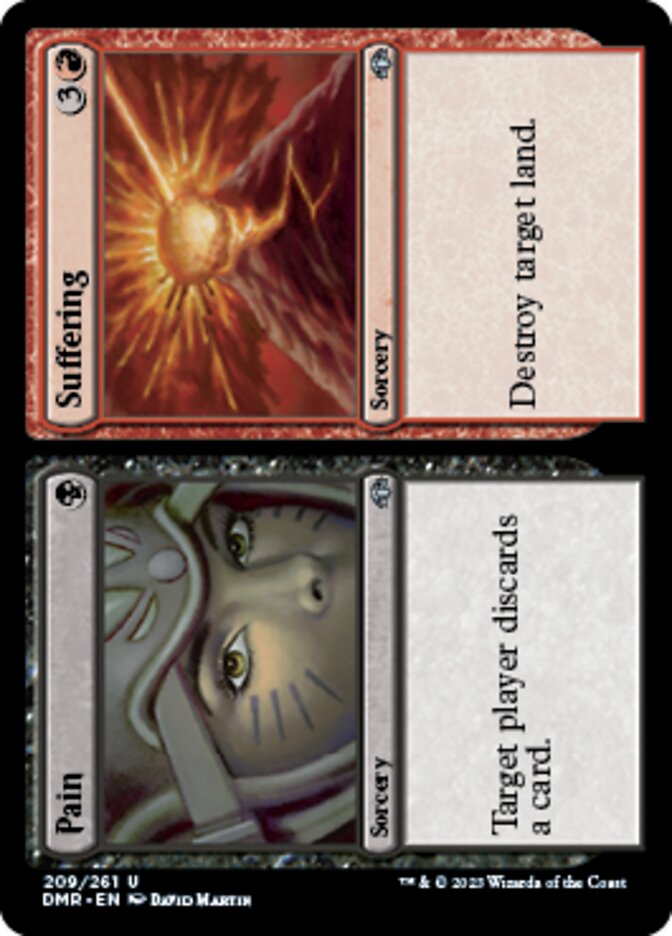 Pain // Suffering [Dominaria Remastered] | The Time Vault CA