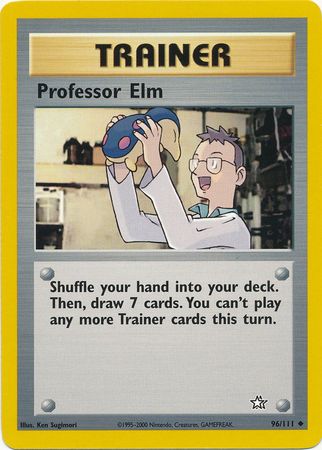 Professor Elm (96/111) [Neo Genesis Unlimited] | The Time Vault CA