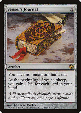 Venser's Journal [Scars of Mirrodin] | The Time Vault CA