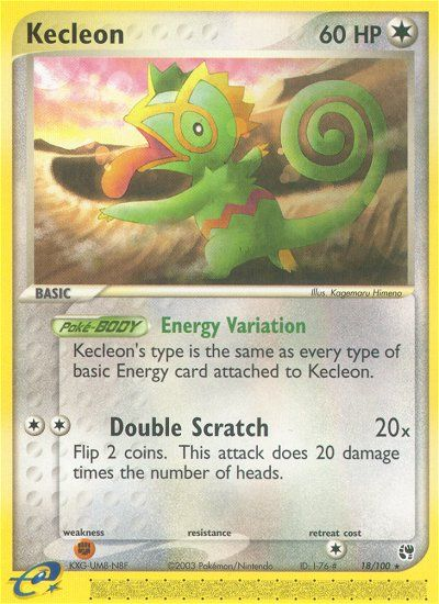 Kecleon (18/100) [EX: Sandstorm] | The Time Vault CA