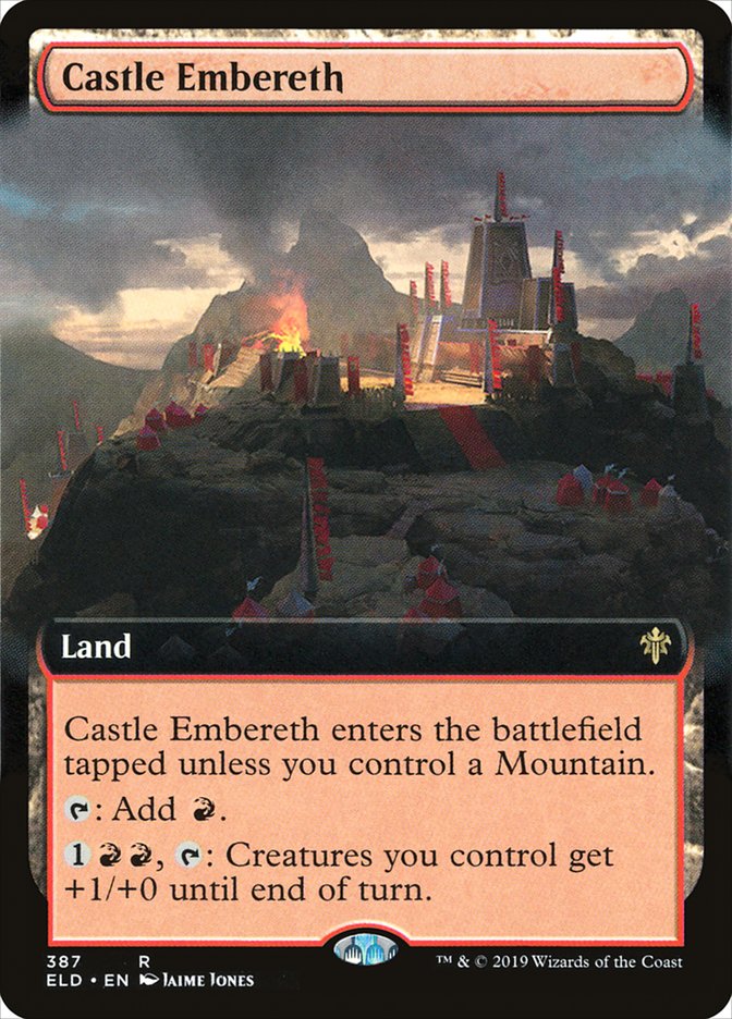 Castle Embereth (Extended Art) [Throne of Eldraine] | The Time Vault CA