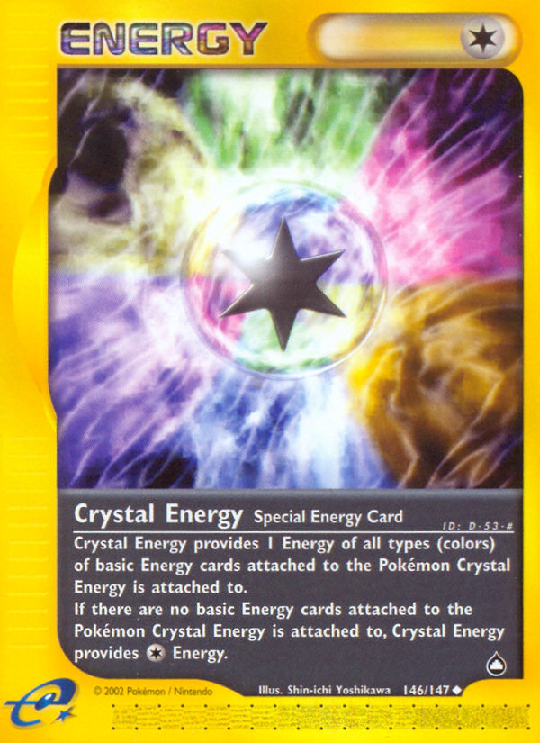 Crystal Energy (146/147) [Aquapolis] | The Time Vault CA