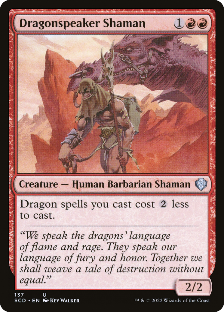 Dragonspeaker Shaman [Starter Commander Decks] | The Time Vault CA