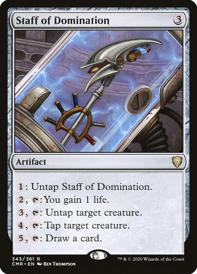 Staff of Domination [Commander Legends] | The Time Vault CA