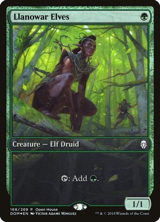 Llanowar Elves [Dominaria Promos] | The Time Vault CA