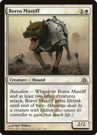 Boros Mastiff [Dragon's Maze] | The Time Vault CA