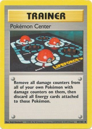 Pokemon Center (85/102) [Base Set Unlimited] | The Time Vault CA