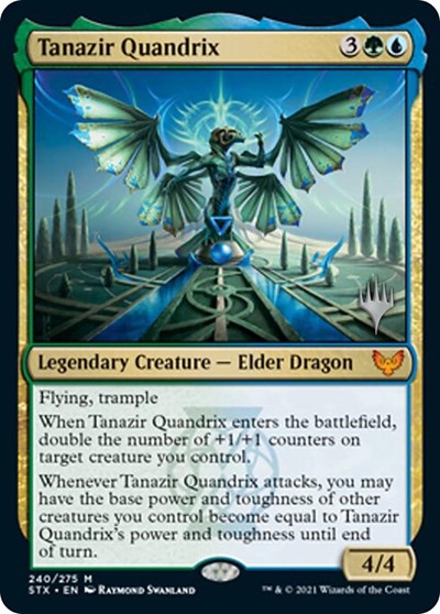 Tanazir Quandrix (Promo Pack) [Strixhaven: School of Mages Promos] | The Time Vault CA