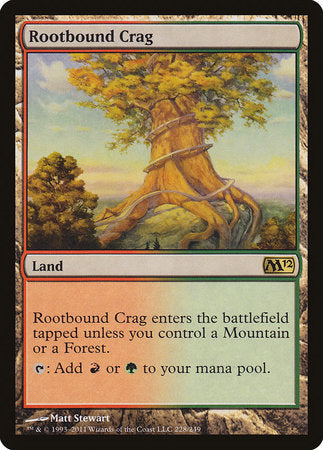 Rootbound Crag [Magic 2012] | The Time Vault CA