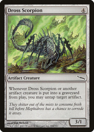 Dross Scorpion [Mirrodin] | The Time Vault CA