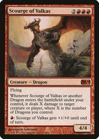 Scourge of Valkas [Magic 2014] | The Time Vault CA