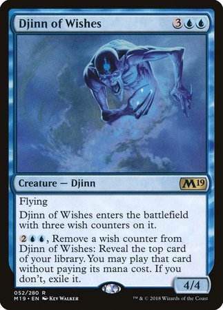 Djinn of Wishes [Core Set 2019] | The Time Vault CA