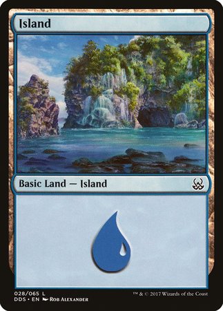 Island (28) [Duel Decks: Mind vs. Might] | The Time Vault CA