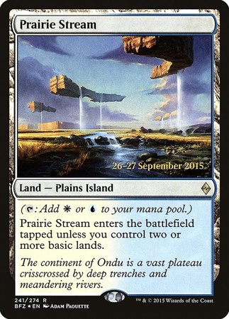 Prairie Stream [Battle for Zendikar Promos] | The Time Vault CA