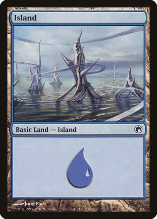 Island (236) [Scars of Mirrodin] | The Time Vault CA