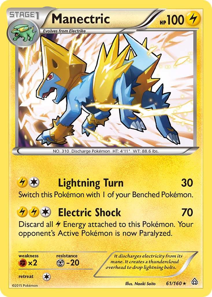 Manectric (61/160) [XY: Primal Clash] | The Time Vault CA