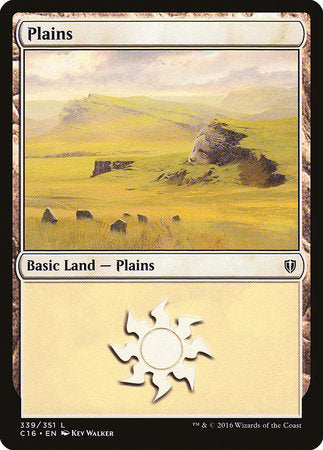 Plains (339) [Commander 2016] | The Time Vault CA