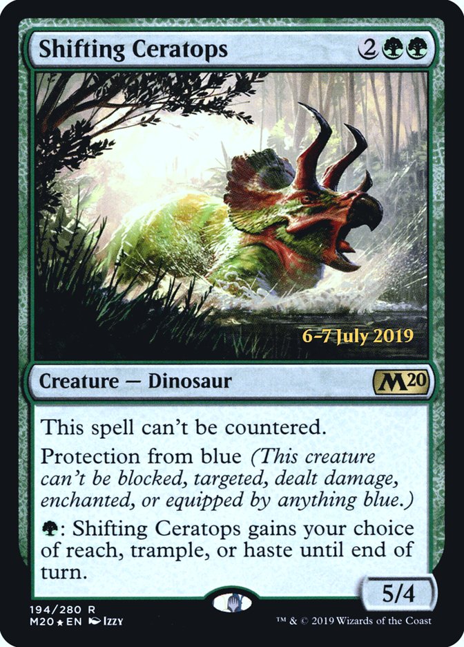 Shifting Ceratops  [Core Set 2020 Prerelease Promos] | The Time Vault CA