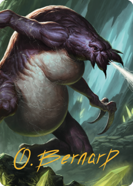 Ettercap Art Card (Gold-Stamped Signature) [Commander Legends: Battle for Baldur's Gate Art Series] | The Time Vault CA