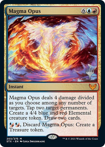 Magma Opus (Promo Pack) [Strixhaven: School of Mages Promos] | The Time Vault CA