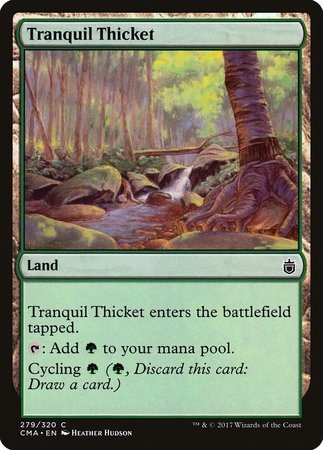 Tranquil Thicket [Commander Anthology] | The Time Vault CA
